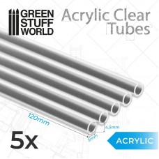 Acrylic Clear Tubes 5 mm
